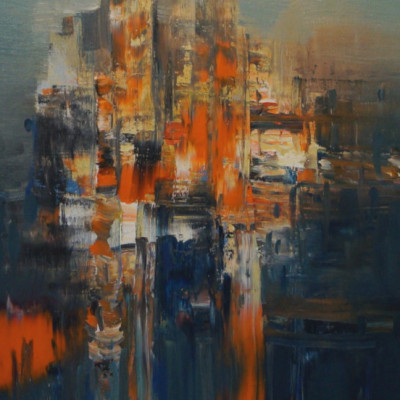 Bez tytułu; olej/płótno, wym.46x38 cm, 2026r